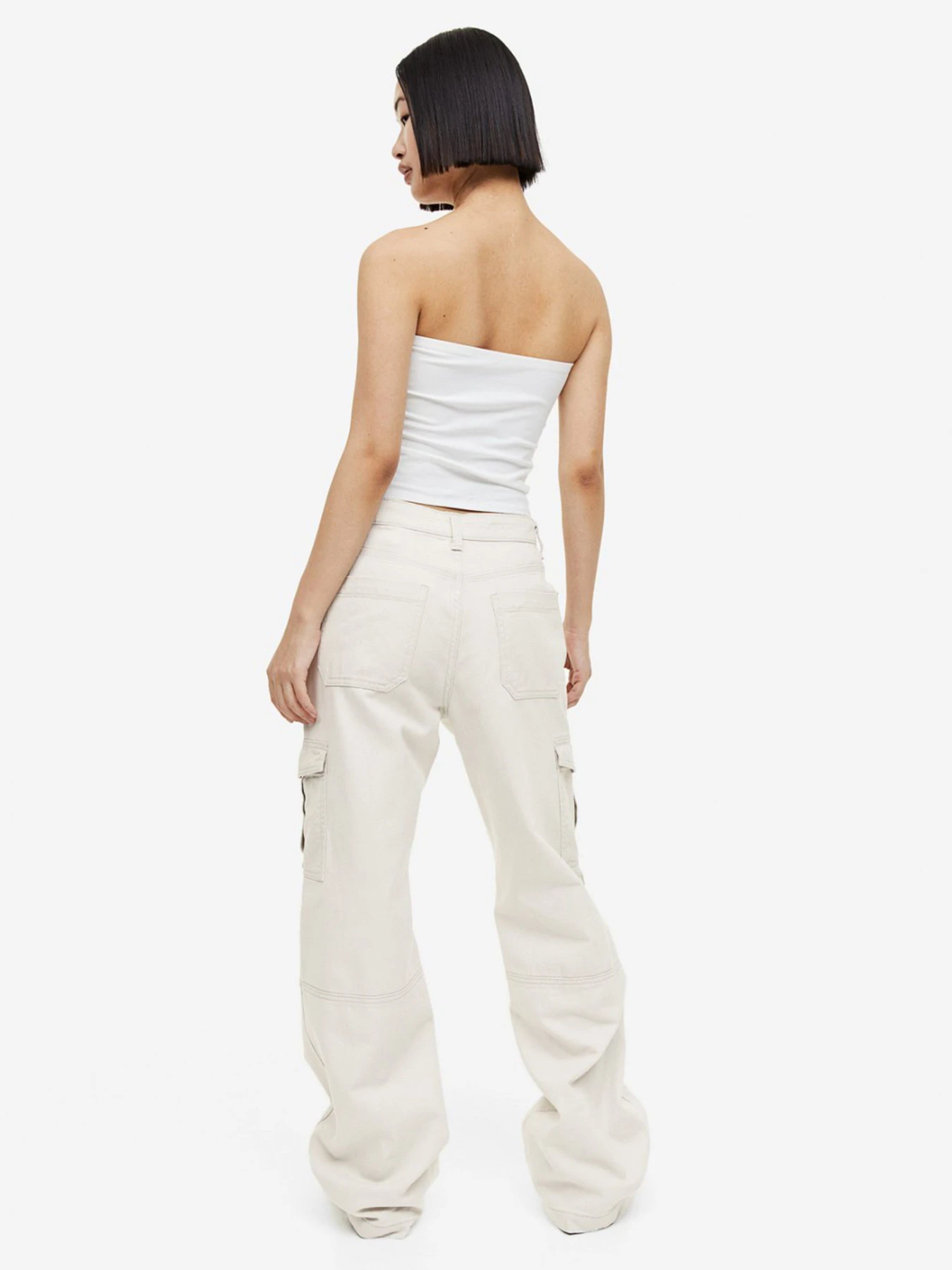 Брюки H&M модель 1159410wer_Светло-серый Фото