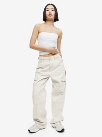 Брюки H&M модель 1159410wer_Светло-серый Фото