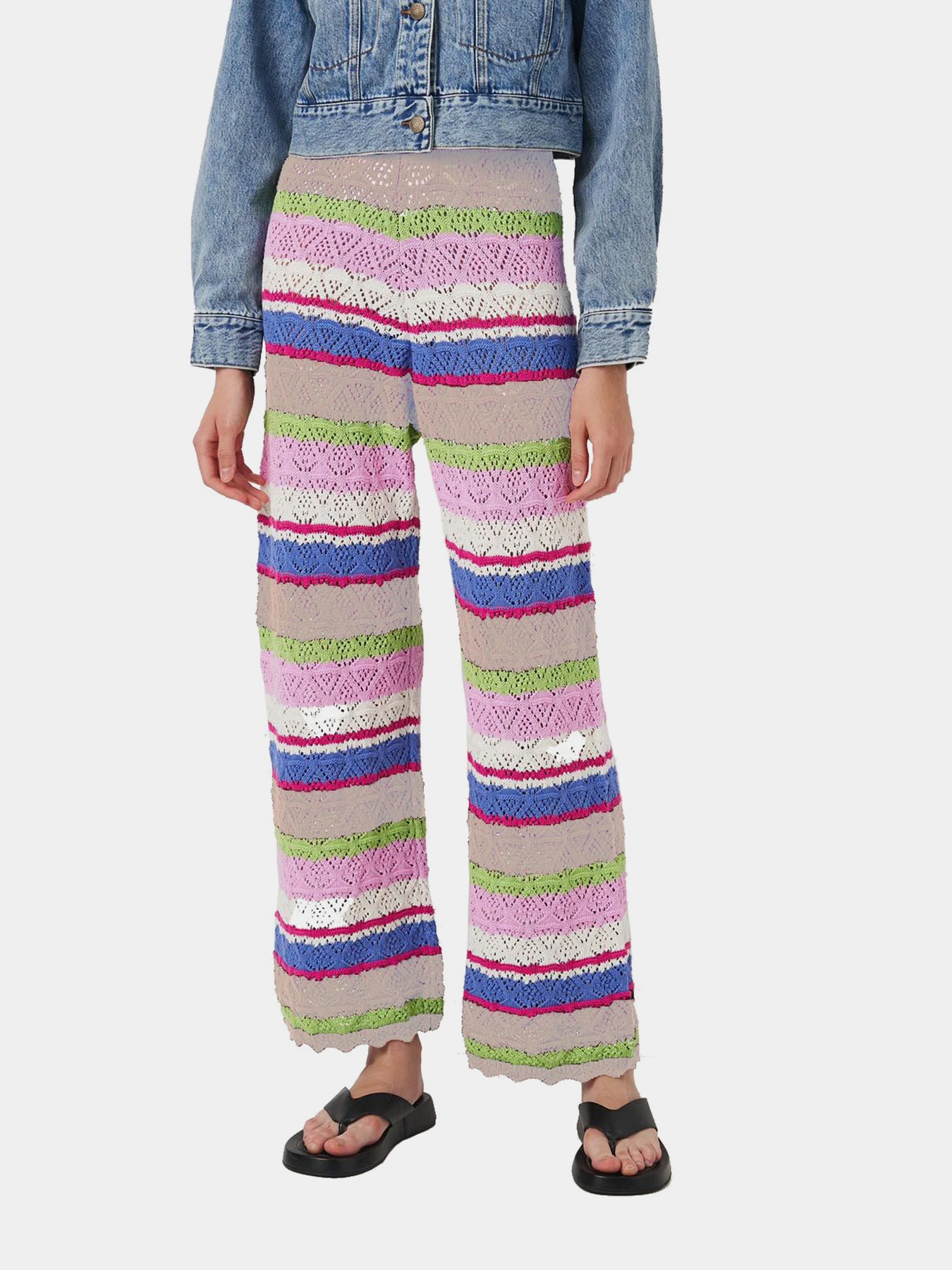Штани Monki модель 8894123wer_Комбинированный Фото