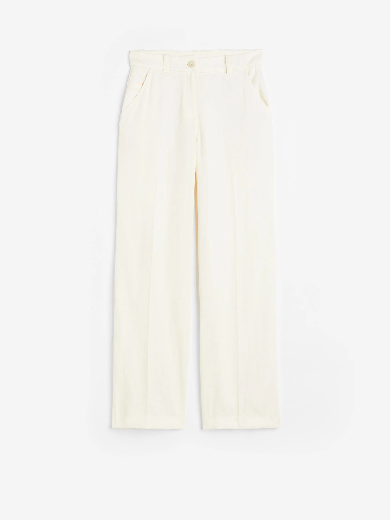 Штани H&M модель 1141498wer_Молочный Фото