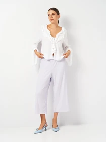 Брюки H&M модель 9987593ral_Лавандовый Фото