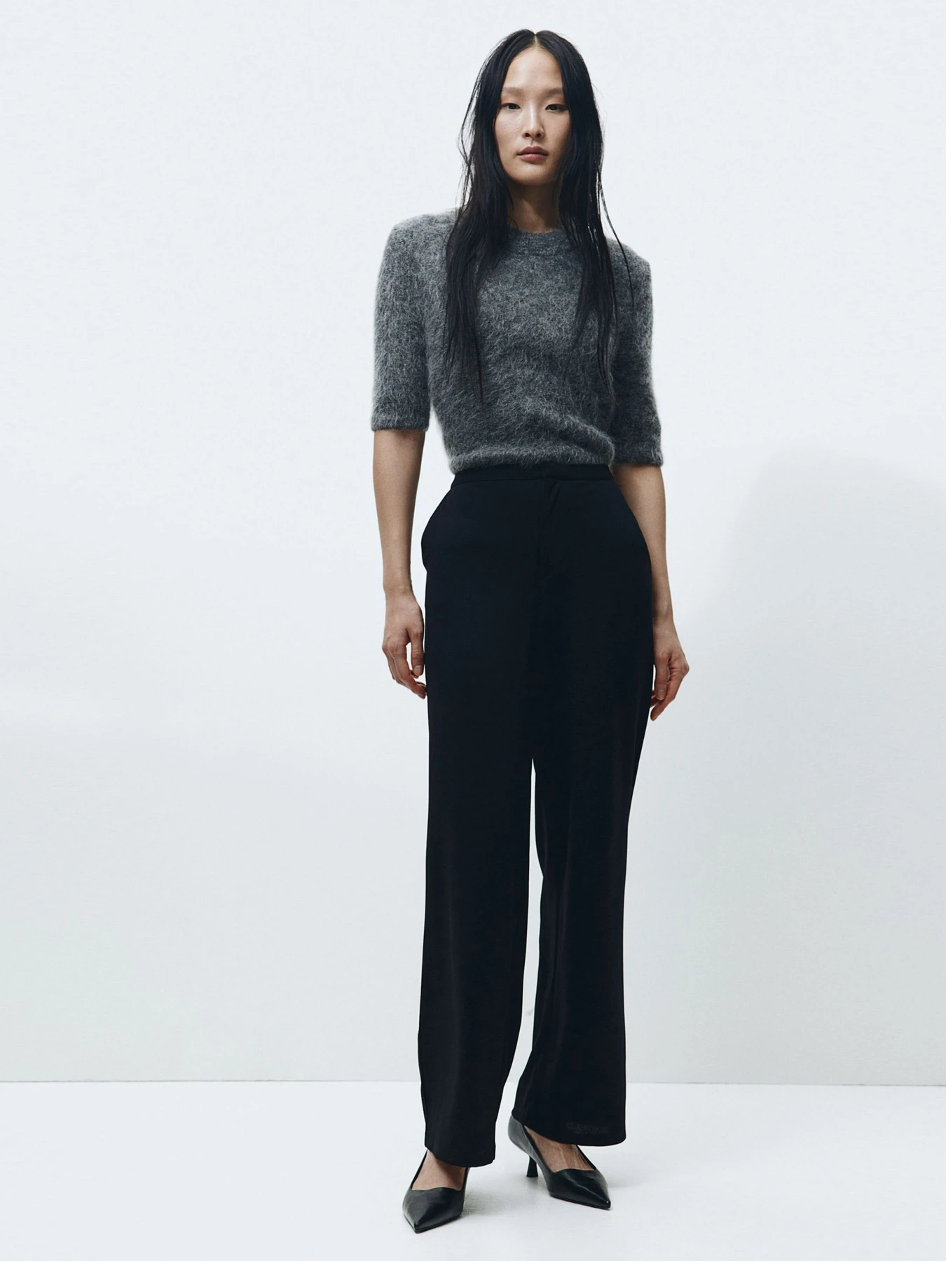 Брюки H&M модель 9883723wer_Черный Фото