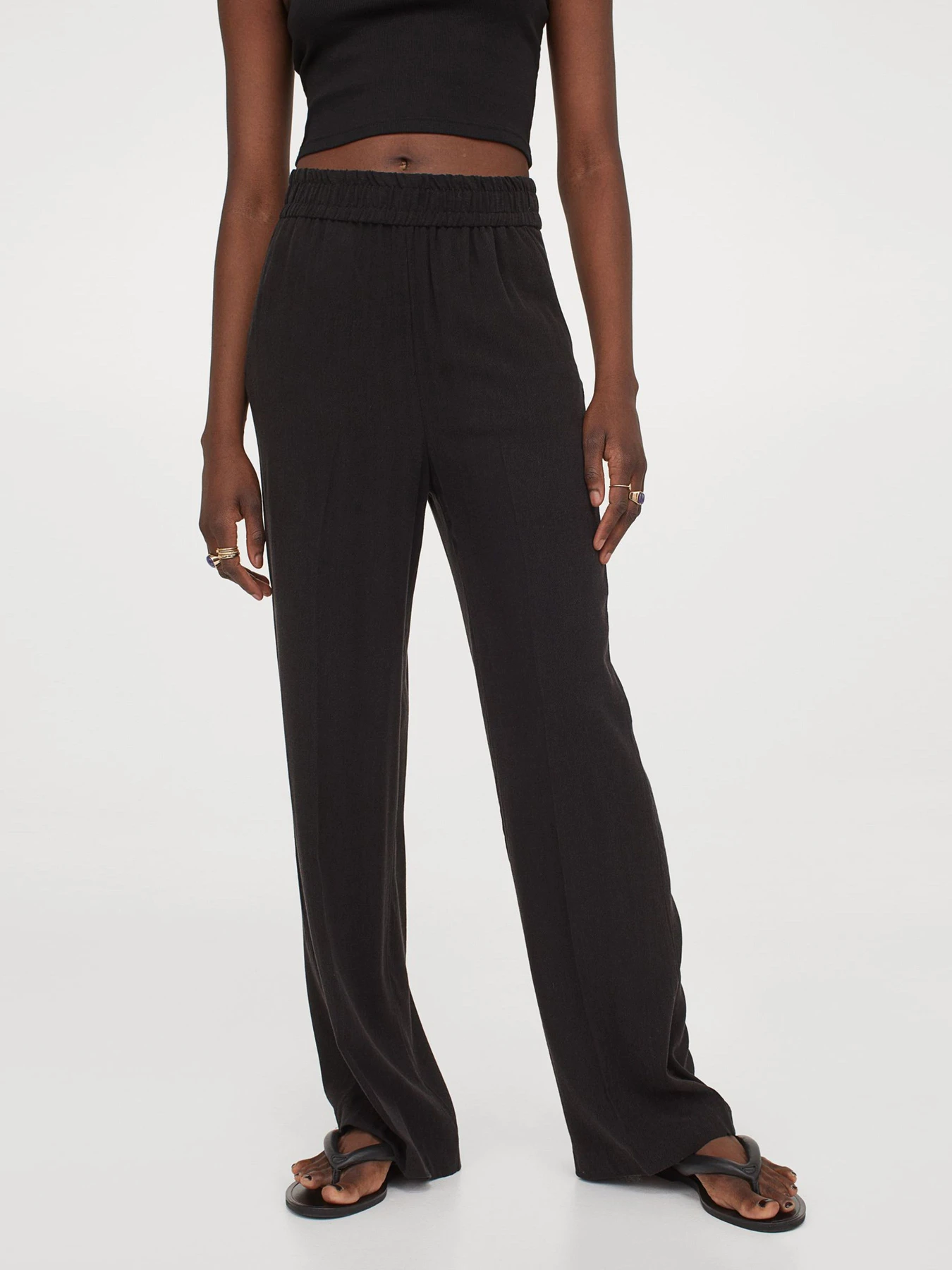 Брюки H&M модель 9952773wer_Черный Фото