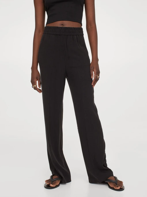 Брюки H&M модель 9952773wer_Черный Фото