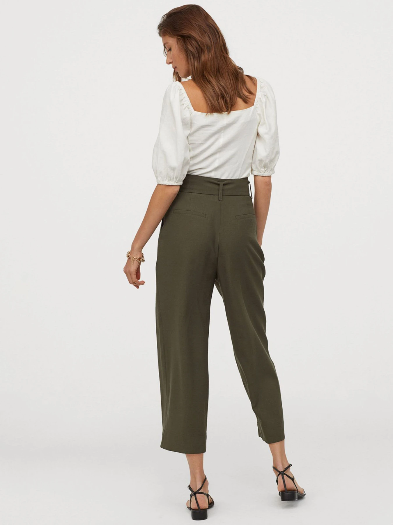 Брюки H&M модель 8393111wer_Хаки Фото