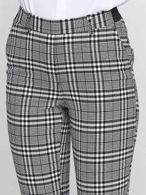 Брюки H&M модель 6955459RP2_черно-белая клетка Фото