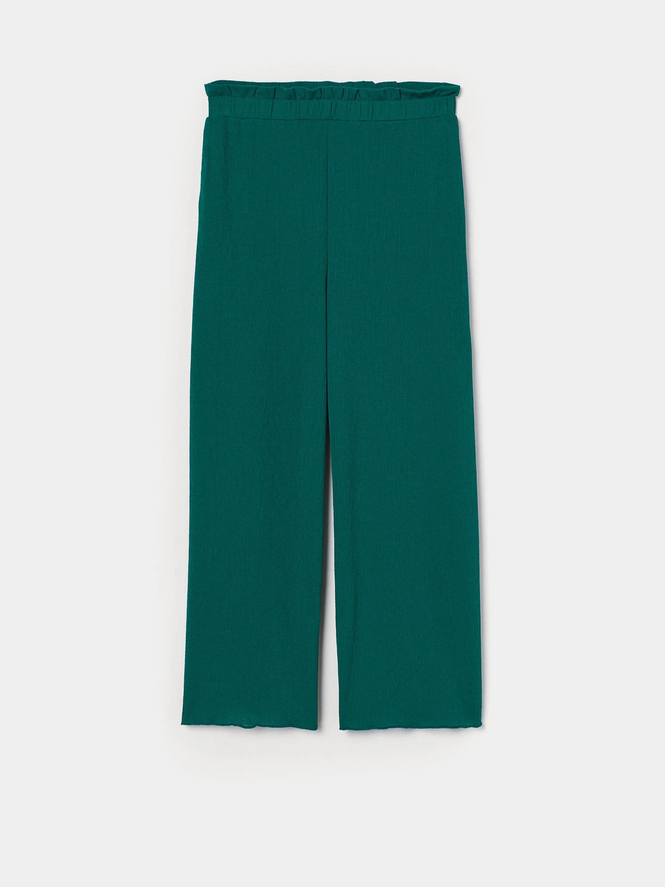 Брюки H&M модель 8492911dm_изумрудно-зеленый Фото