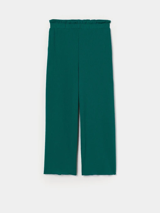 Брюки H&M модель 8492911dm_изумрудно-зеленый Фото