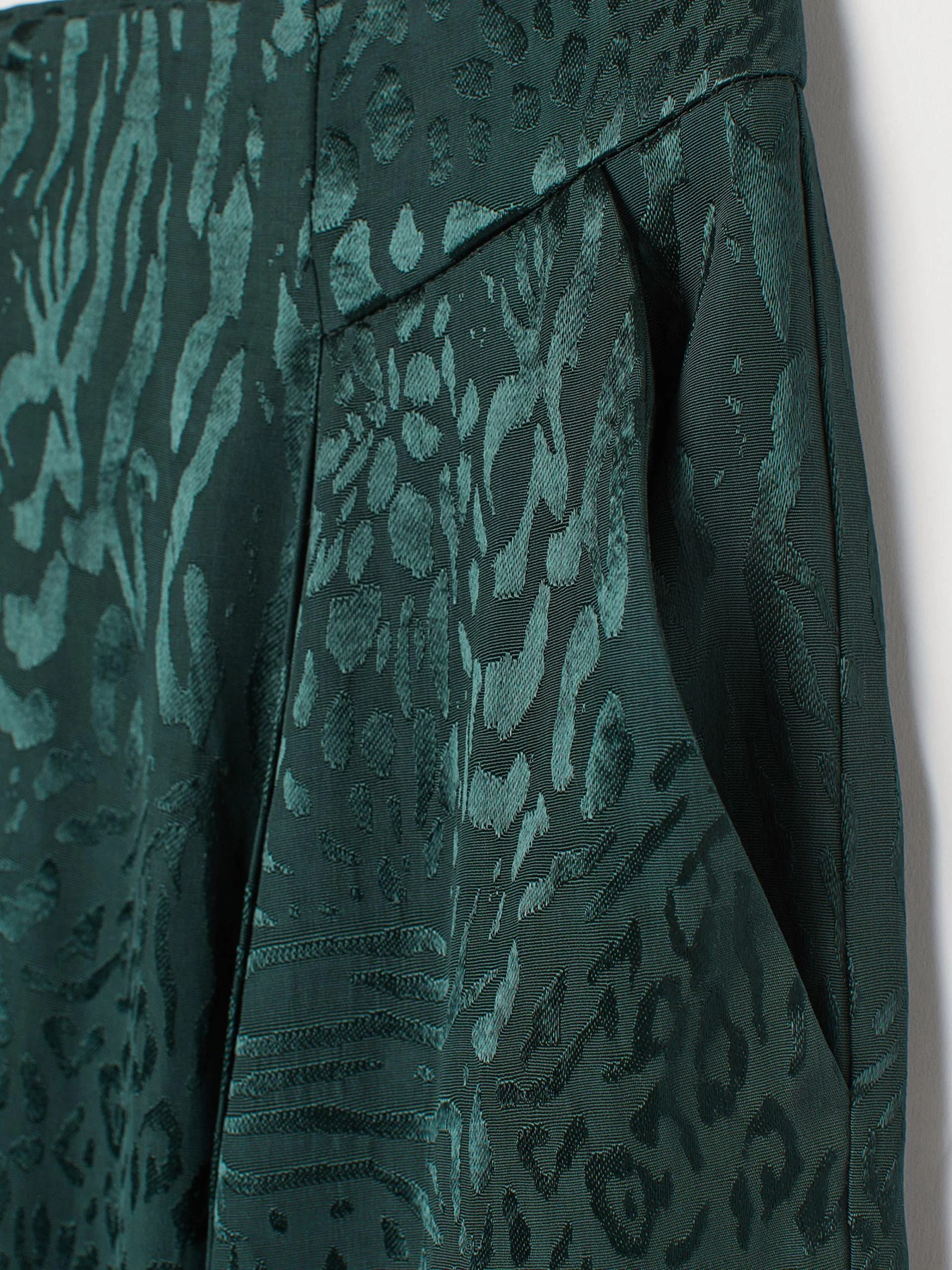 Штани H&M модель 8290140sm_изумрудно-зеленый Фото