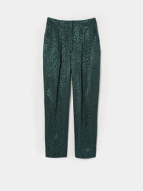 Штани H&M модель 8290140sm_изумрудно-зеленый Фото