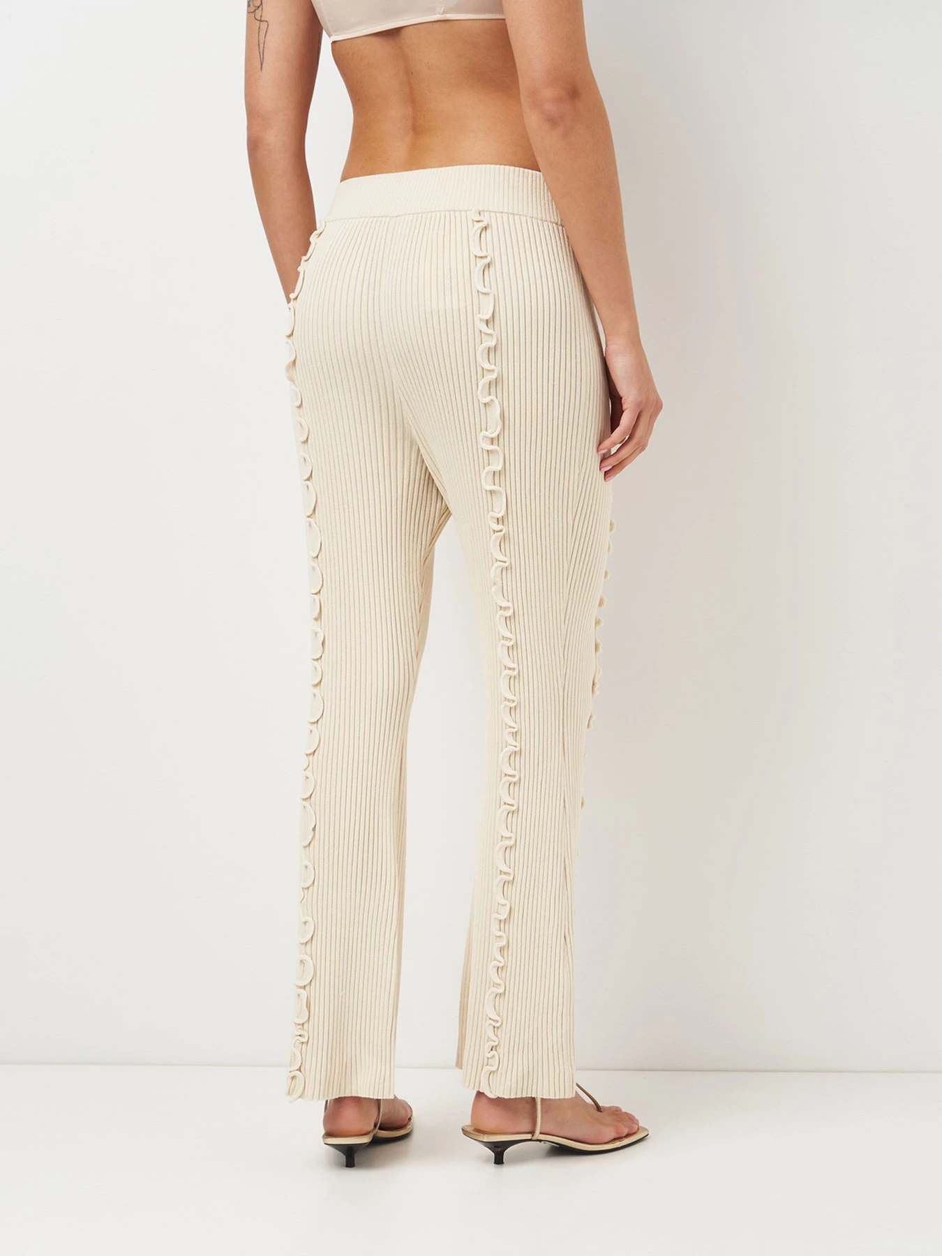 Брюки H&M модель 2001193wer_Молочный Фото