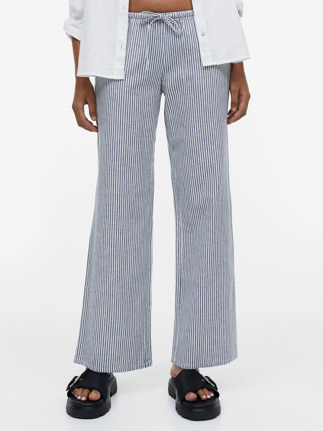 Штани H&M модель 10635637wer_Бело-синий Фото