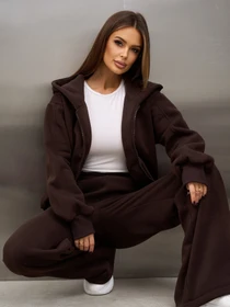 Костюми ISSA Plus модель 15366_темно-коричневый Фото