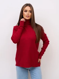 Светри та кардигани ISSA Plus модель WN20-721_бордовый Фото