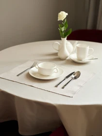 Пиала с ручками "Жемчужина" фарфоровая MBM HOME модель KP-104 WHITE Фото