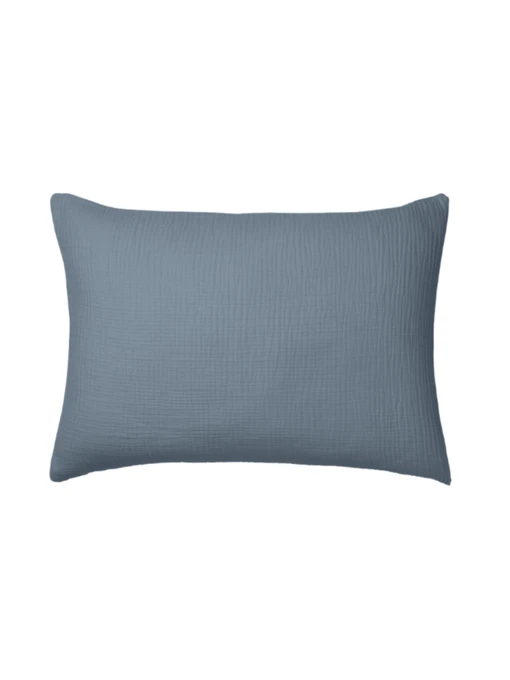 Наволочка "Саторі" з з мусліну MBM HOME модель BL-P-14 CLOUDY GRAY Фото