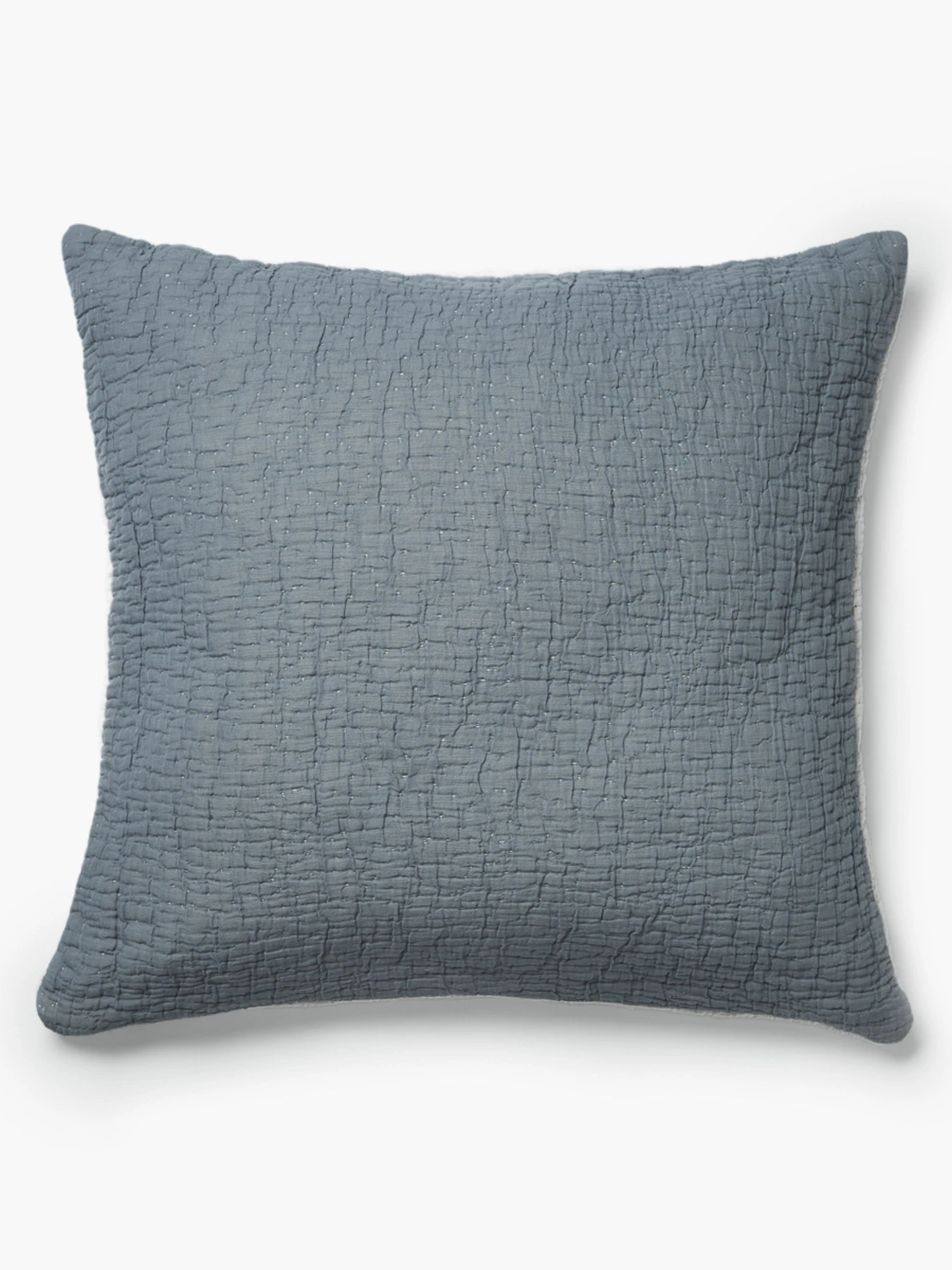 Наволочка декоративна "Дзен" з з мусліну MBM HOME модель BL-P-13 IVORY/CLOUDY GRAY Фото