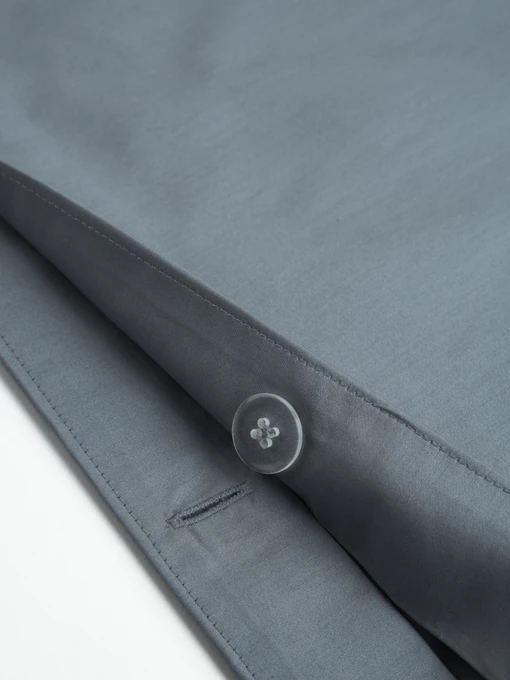 Пододеяльник "Лунное сияние" из натурального сатина MBM HOME модель BL-DC-15/16 CLOUDY GRAY Фото