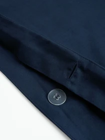 Підковдра "Елегія" з натурального вареного сатину MBM HOME модель BL-DC-17/18 DEEP BLUE Фото