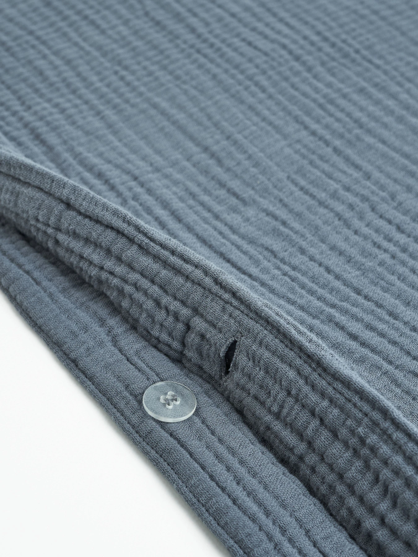 Пододеяльник "Сатори" из муслина MBM HOME модель BL-DC-19/20 CLOUDY GRAY Пододеяльник "Сатори" из муслина MBM HOME модель BL-DC-19/20 CLOUDY GRAY Фото