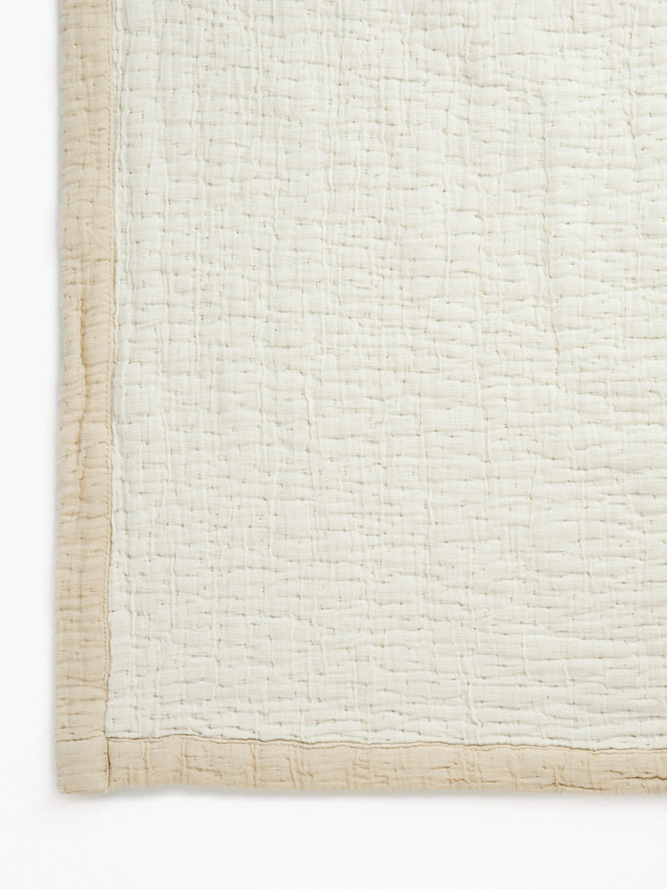Покрывало "Дзен" из муслина MBM HOME модель BL-FS-25/26/28 IVORY/BEIGE Фото