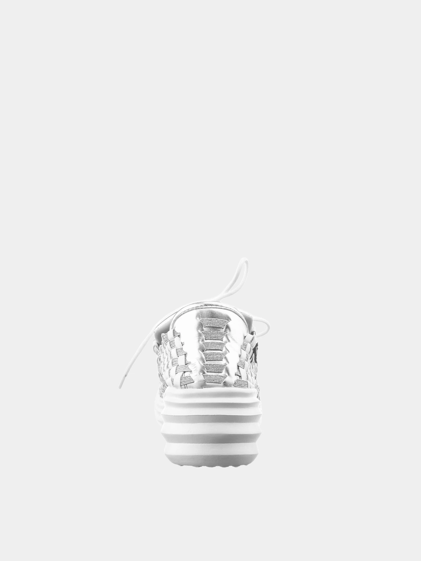 Кросівки Woz модель ВОЗ-18603-BOMBET ELASTICO ARGENTO INFILATO PELLE BIANCO-ж-191 Кросівки Woz модель ВОЗ-18603-BOMBET ELASTICO ARGENTO INFILATO PELLE BIANCO-ж-191 Фото
