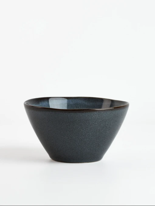 Пиала "Фьорд" из каменной керамики темно-синяя MBM HOME модель KP-123 DEEP BLUE Фото