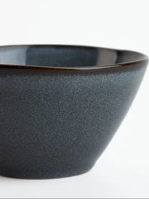 Пиала "Фьорд" из каменной керамики темно-синяя MBM HOME модель KP-123 DEEP BLUE Фото