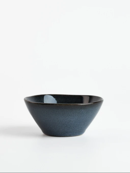 Пиала "Фьорд" из каменной керамики темно-синяя MBM HOME модель KP-131 DEEP BLUE Фото