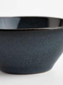 Піала "Фйорд" з кам'яної кераміки темно-синя MBM HOME модель KP-131 DEEP BLUE Фото