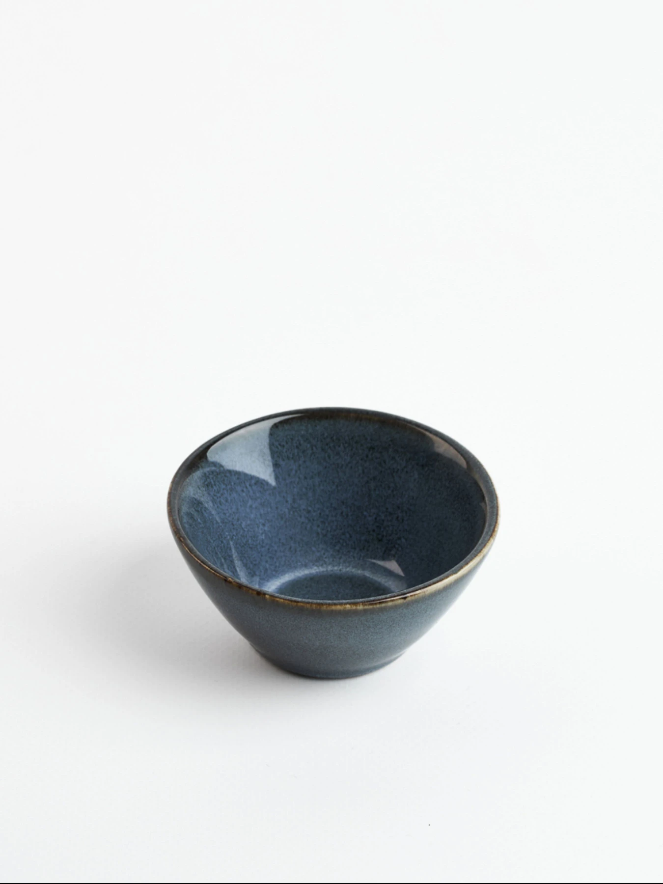 Пиала "Фьорд" из каменной керамики темно-синяя MBM HOME модель KP-130 DEEP BLUE Фото