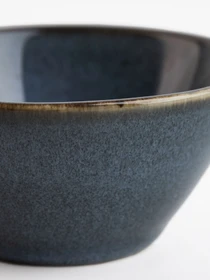 Пиала "Фьорд" из каменной керамики темно-синяя MBM HOME модель KP-130 DEEP BLUE Фото