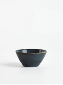Пиала "Фьорд" из каменной керамики темно-синяя MBM HOME модель KP-130 DEEP BLUE Фото
