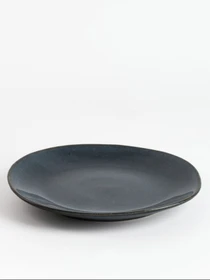 Тарелка "Фьорд" из каменной керамики темно-синяя MBM HOME модель KP-126 DEEP BLUE Фото