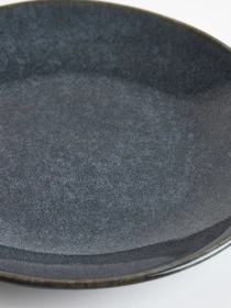 Тарелка "Фьорд" кам'яної кераміки темно-синяя MBM HOME модель KP-127 DEEP BLUE Фото