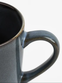 Кружка "Фьорд" из каменной керамики темно-синяя MBM HOME модель KP-125 DEEP BLUE Фото