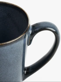 Кружка "Фьорд" из каменной керамики темно-синяя MBM HOME модель KP-136 DEEP BLUE Фото