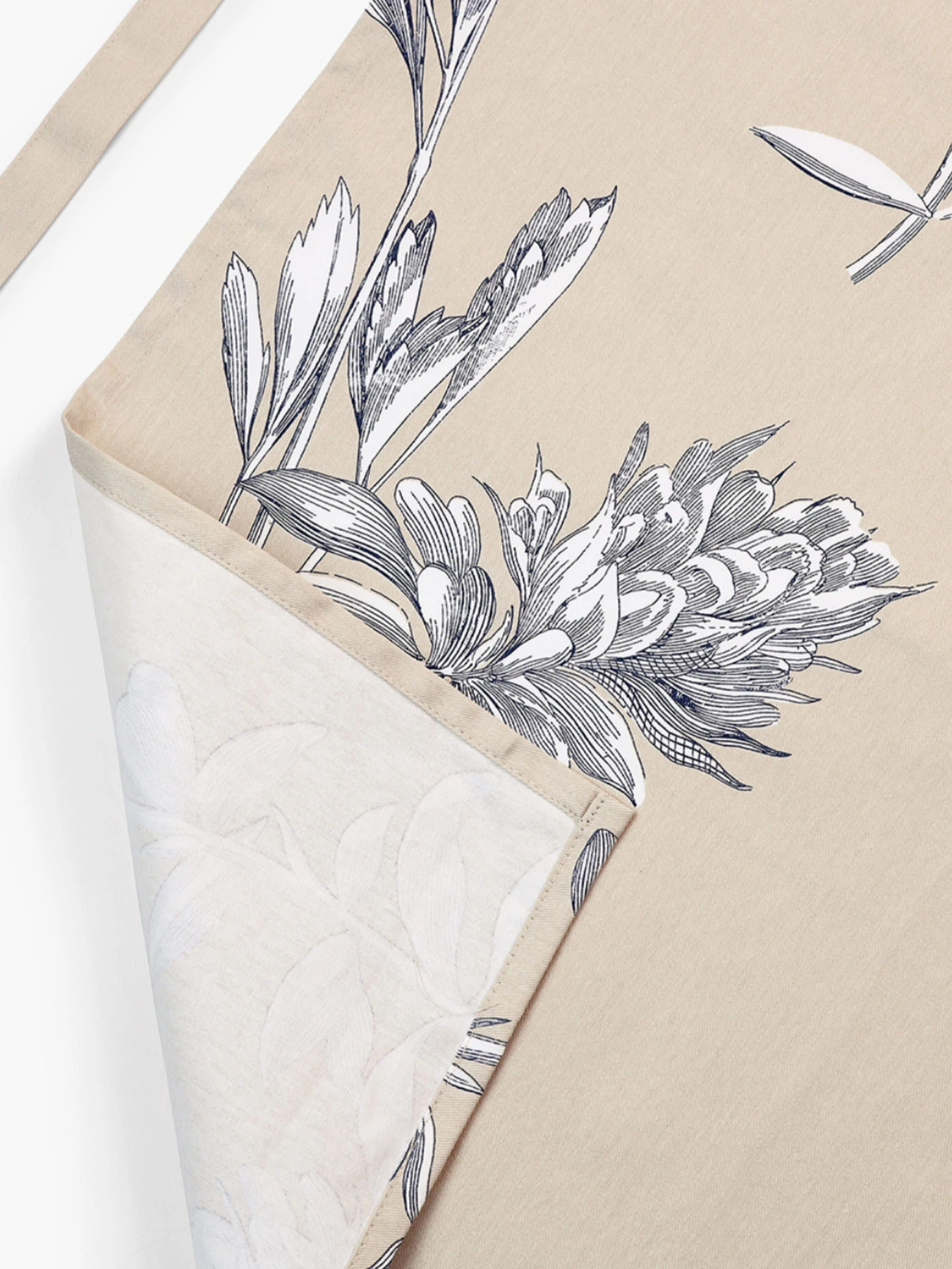 Фартух "Тоскана" з натуральної бавовни бежевий MBM HOME модель KT-14 BEIGE/PRINT Фартух "Тоскана" з натуральної бавовни бежевий MBM HOME модель KT-14 BEIGE/PRINT Фото