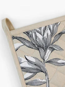 Прихватка текстильна "Тоскана" бежева з принтом MBM HOME модель KT-16 BEIGE/PRINT Фото