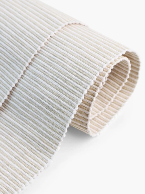 Раннер "Тоскана" из натурального хлопка MBM HOME модель KT-23 L BEIGE/WHITE Фото