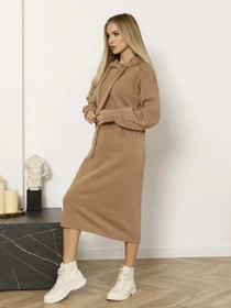Сукні ISSA Plus модель 12974_beige Фото