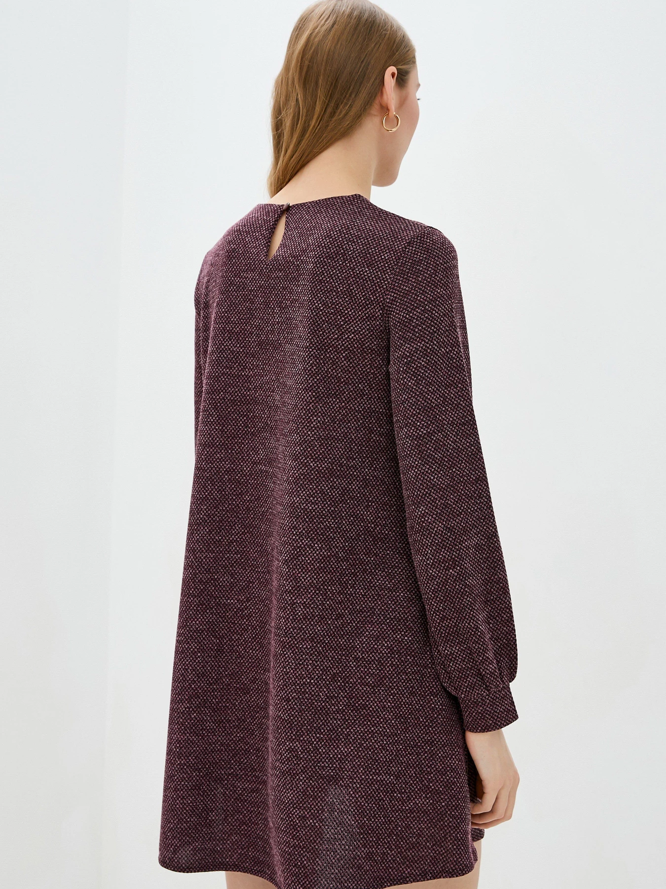 Платья ISSA Plus модель 12991_burgundy Фото