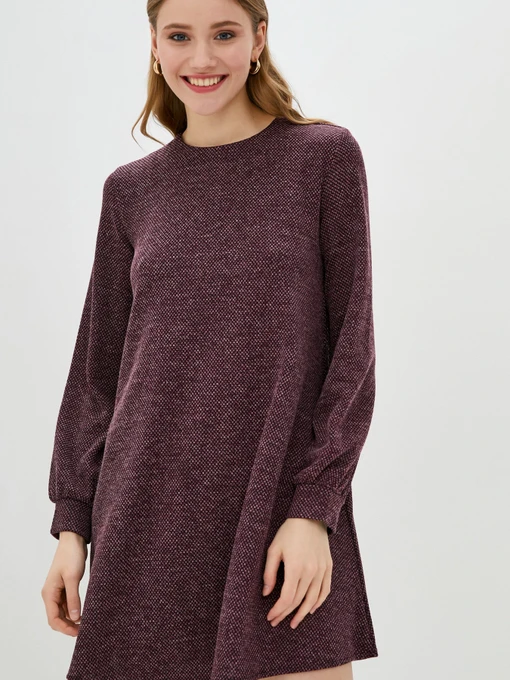 Платья ISSA Plus модель 12991_burgundy Фото