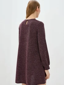 Платья ISSA Plus модель 12991_burgundy Фото