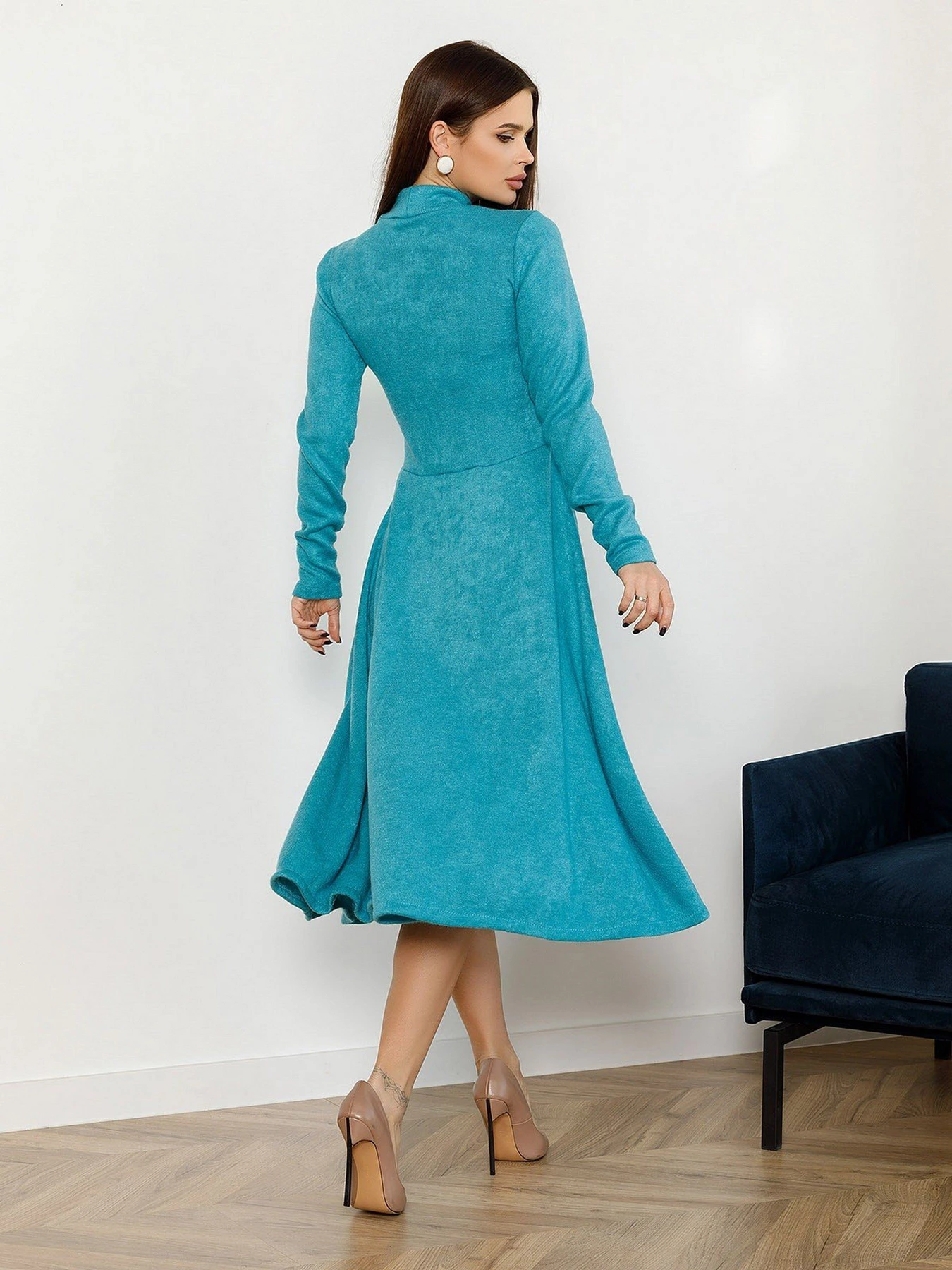 Платья ISSA Plus модель 12352A_turquoise Фото