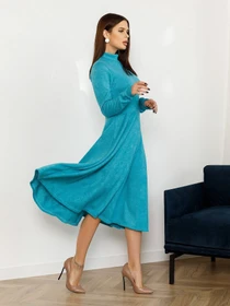 Платья ISSA Plus модель 12352A_turquoise Фото