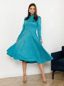 Платья ISSA Plus модель 12352A_turquoise Фото