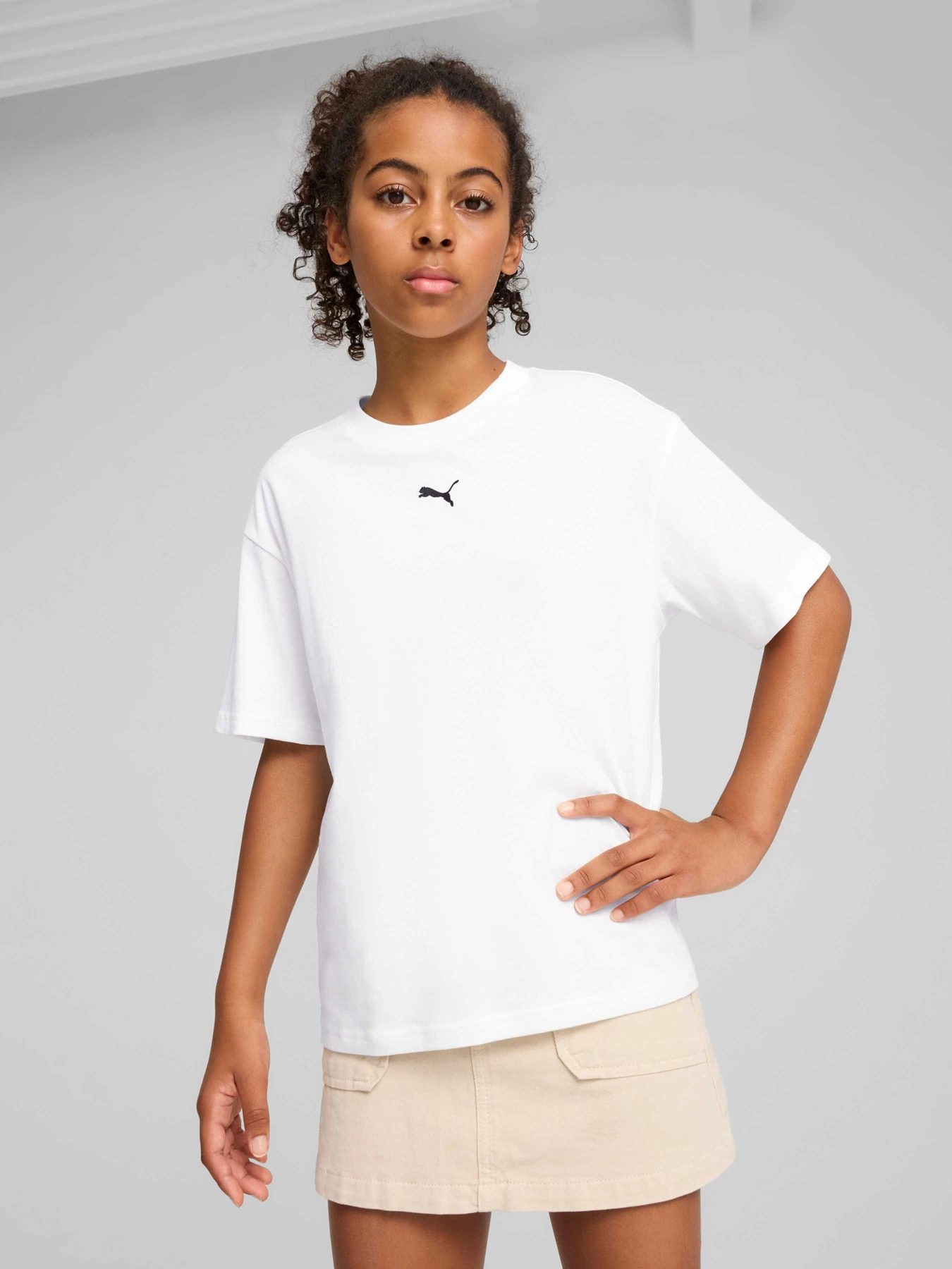 Футболки и поло PUMA Ess Boxy Tee G модель 685131 Фото