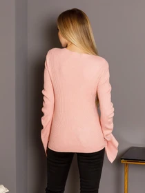 Свитры и кардиганы ISSA Plus модель WN20-211_pink Фото