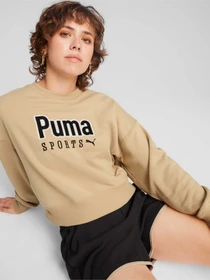 Худі та світшоти PUMA Team Oversized Crew модель 624318 Фото